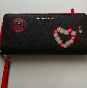 "I love Mom" Travel Continental wallet